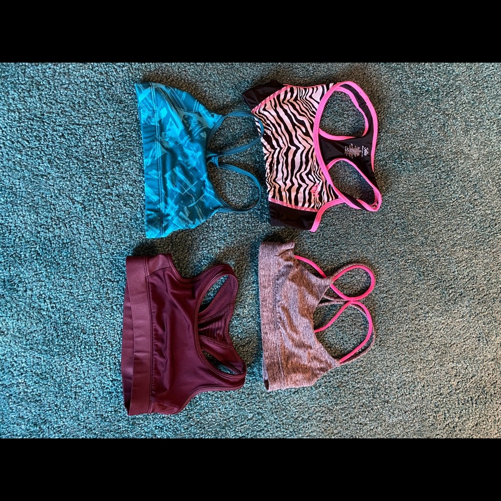 Lot of size medium sports bras